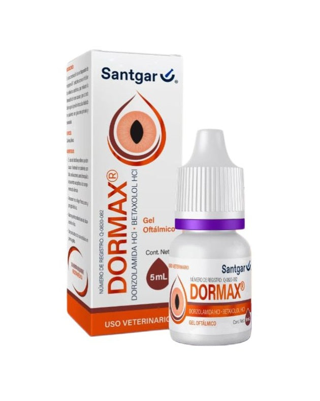 Dormax 5 mg (Gel Oftálmico ) ANTES Dorzolavet Compuesto 5 mg SANTGAR